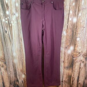 Polo Jeans Co. Ralph Lauren Pants Sz 14 Purple Straight Chino Length About 31”